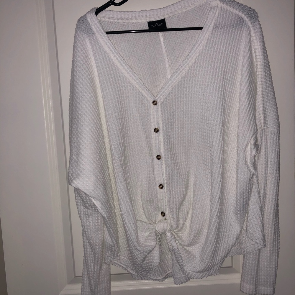 Urban Outfitters Oversized Thermal Top